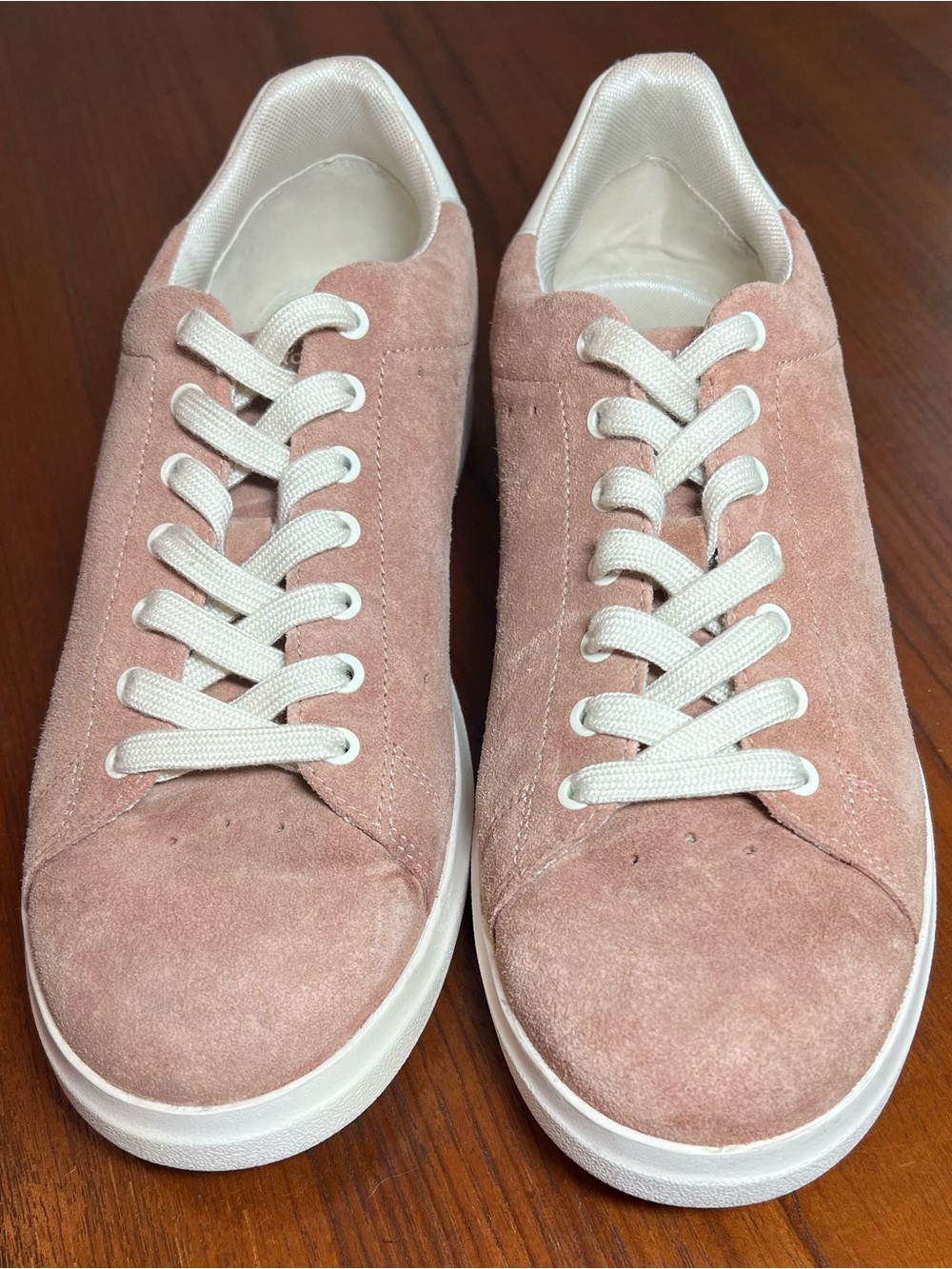 Tory Burch Howell Court Suede Sneakers | Pink | Size 10 | Excellent Condition